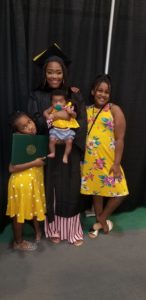 Asia McBean with her three daughters