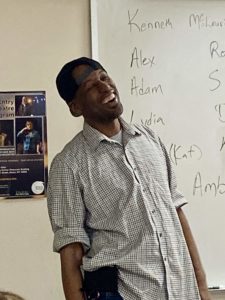 Kenneth McLauren, leading a workshop called “Telling Your Story” Fall 2019