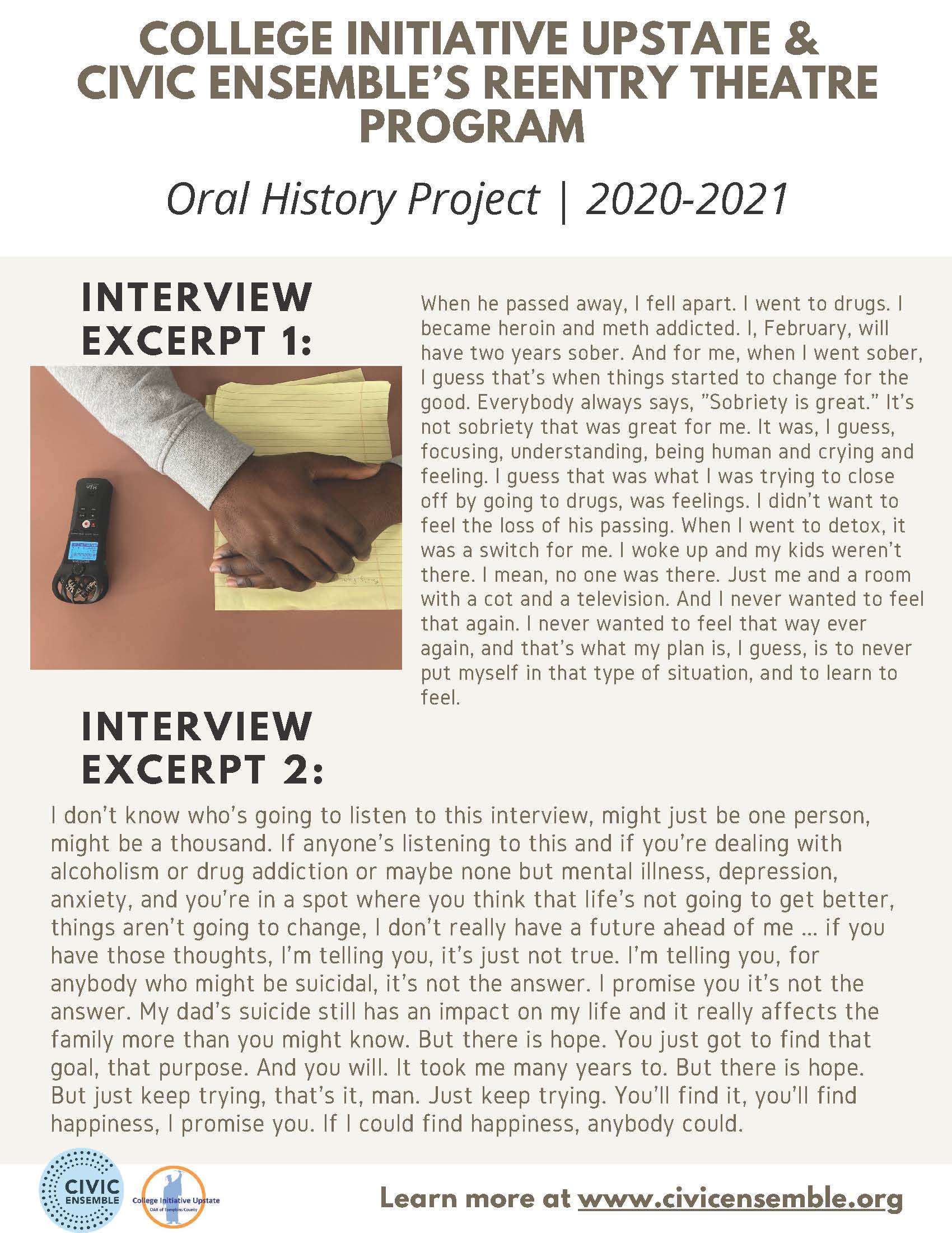 College Initiative Upstate & Civic Ensemble’s ReEntry Theatre Program - oral history project (4)_Page_1
